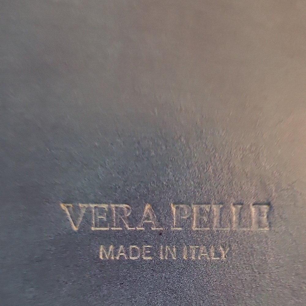 Vera Pelle Blue and Brown Mini Bag - Picture 5 of 6